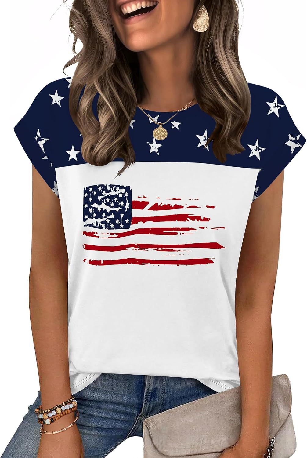 Zeagoo Womens Tops Summer Casual Cap Sleeve Tshirts Shirts Business Blouses
