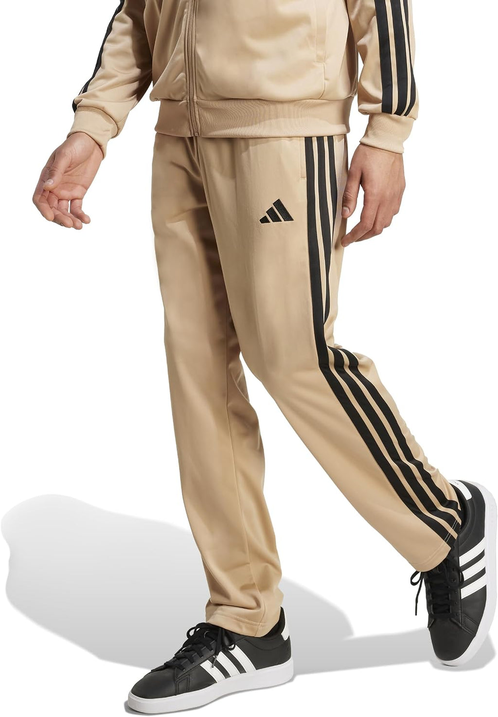 adidas Mens Dayready Open Hem Tracksuit Bottoms Casual - Black