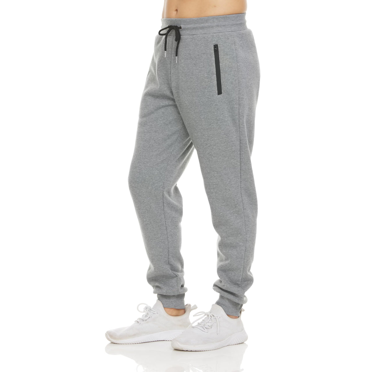 PURE CHAMP Sweatpants for Men 3 Pack Fleece Athletic Workout Joggers Mens Sweatpants with Zipper Pockets Size S-3XL