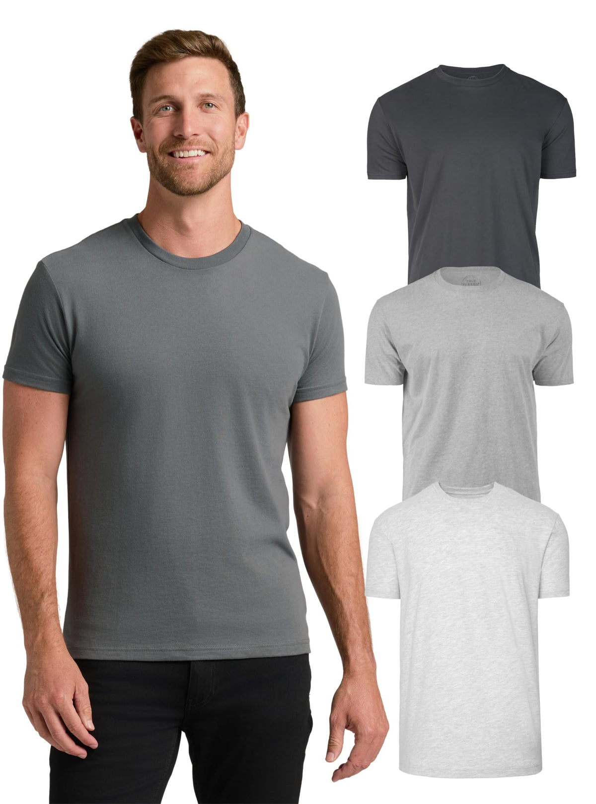 True Classic Mens T-Shirts – Short Sleeve Crew Neck