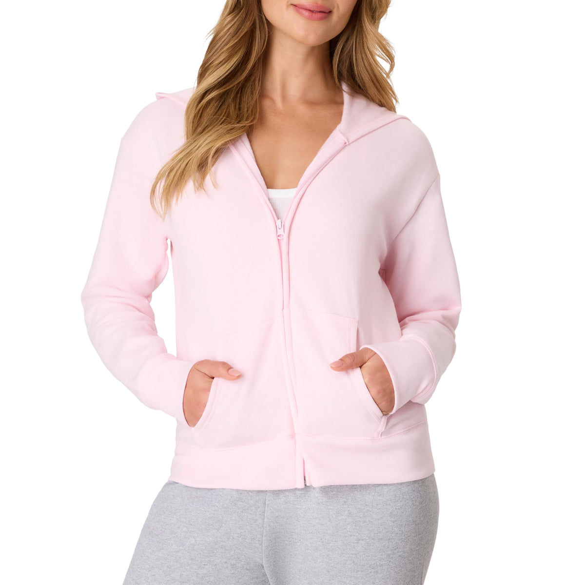 Hanes Women's EcoSmart Fleece Sweatshirt for Women, Soft Midweight - Full-Zip Hoodie, Sweatshirt, or 1/4 Zip