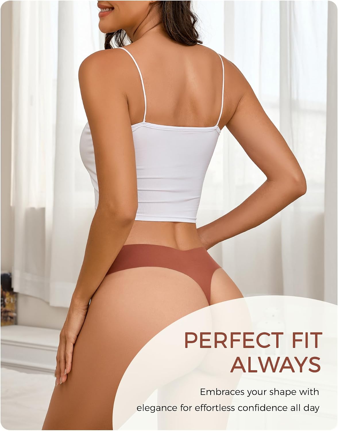 Take Talk Underwear Womens 9 Pack Seamless Thongs No Show Workout Panties