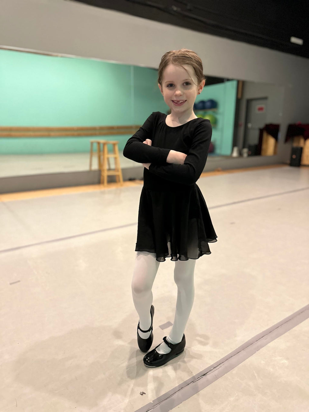 Stelle Girls' Convertible & Transition Ballet Tights for Toddler Dance Kid
