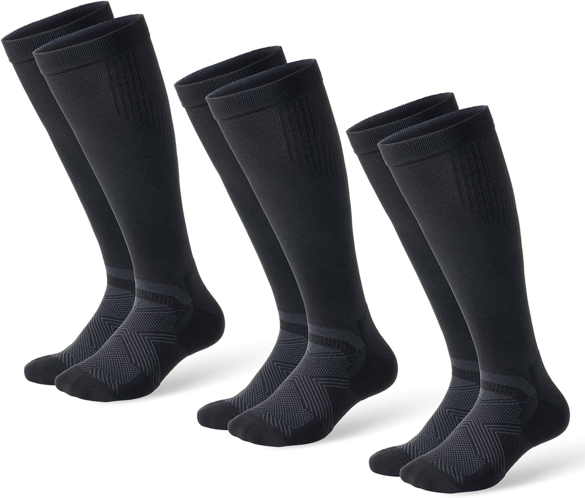 Compression Socks for Women and Men,15-20 mmHg Support(3 Pairs)