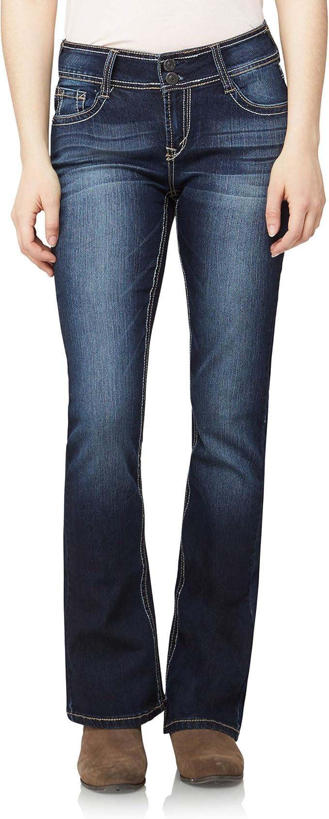WallFlower Luscious Curvy Bootcut Jeans for Women, Sizes 0-24