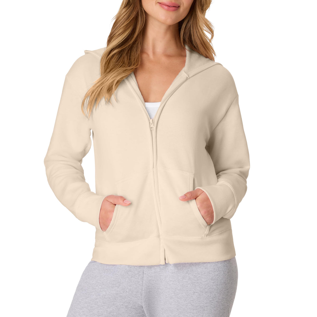 Hanes Women's EcoSmart Fleece Sweatshirt for Women, Soft Midweight - Full-Zip Hoodie, Sweatshirt, or 1/4 Zip
