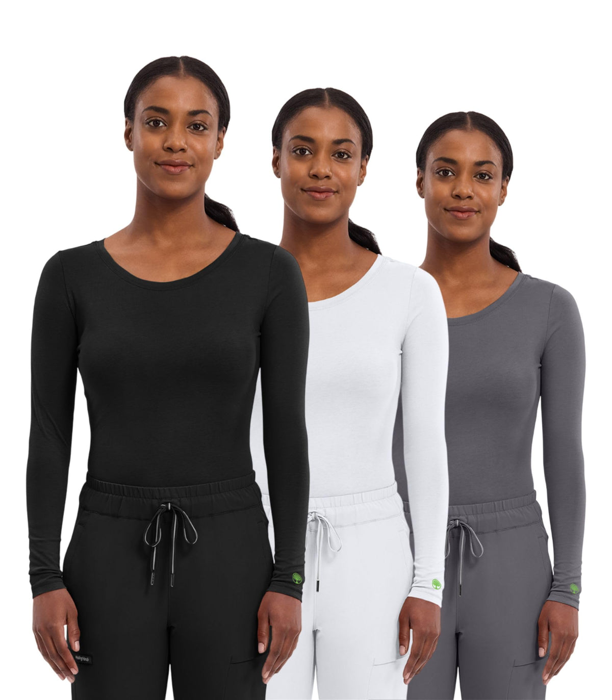 Healing Hands Underscrub Long Sleeve Women Knits Scrub Tops