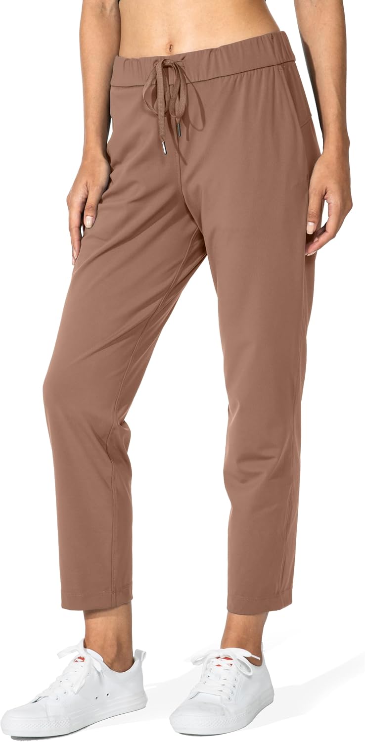 G Gradual Women's Pants with Deep Pockets 7/8 Stretch Ankle Sweatpants