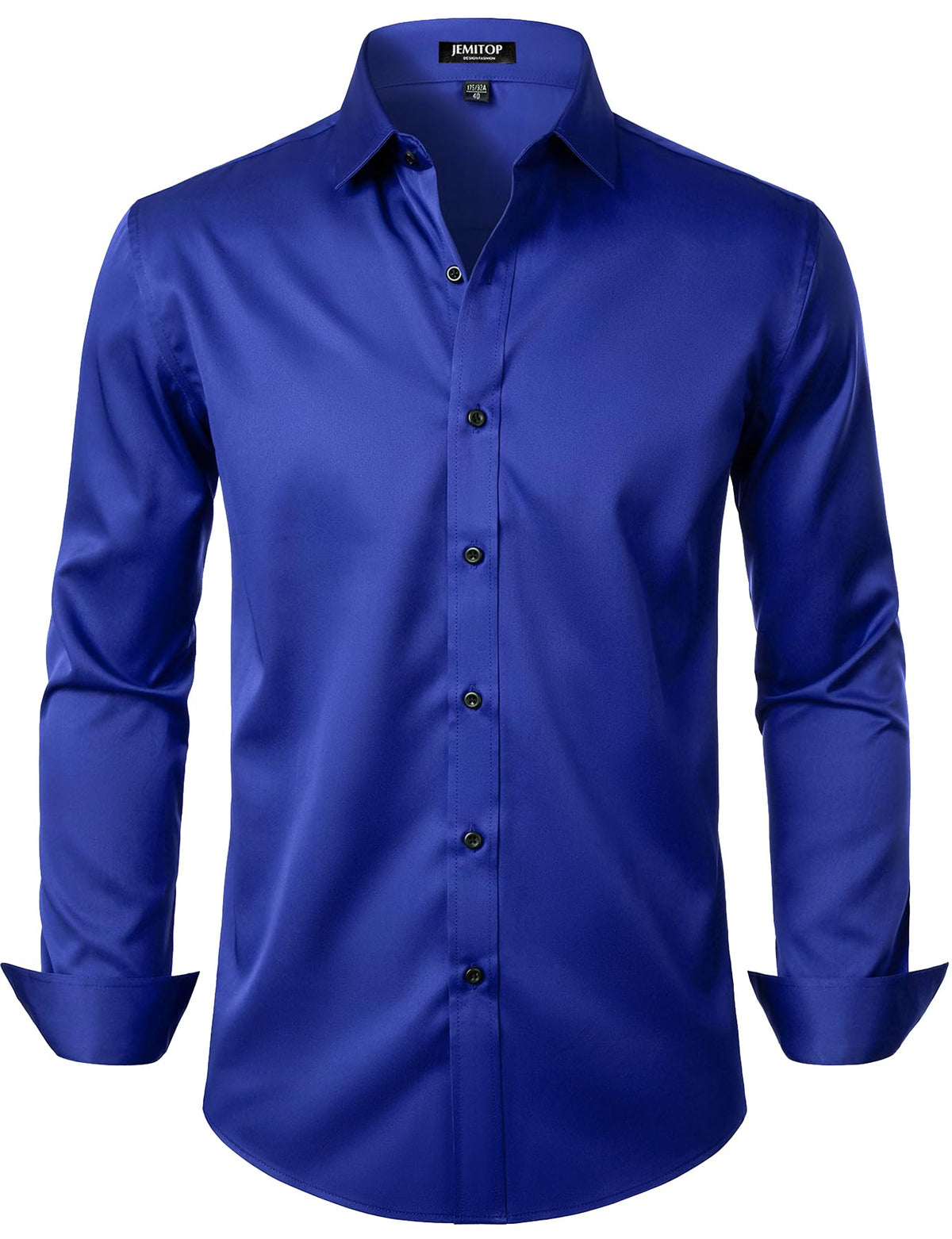 JEMITOP Mens Stretch Wrinkle Free Dress Shirts