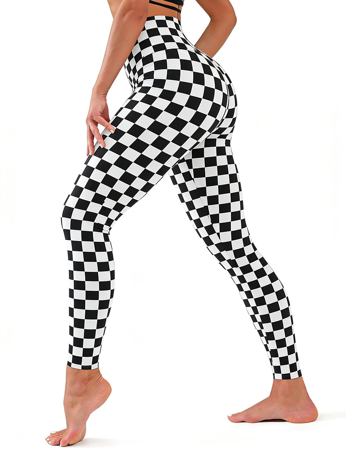 Bluemaple High Waisted Leggings for Women - Tummy Control Pants Non See Through Workout Soft Yoga Pants for Running Plus Size