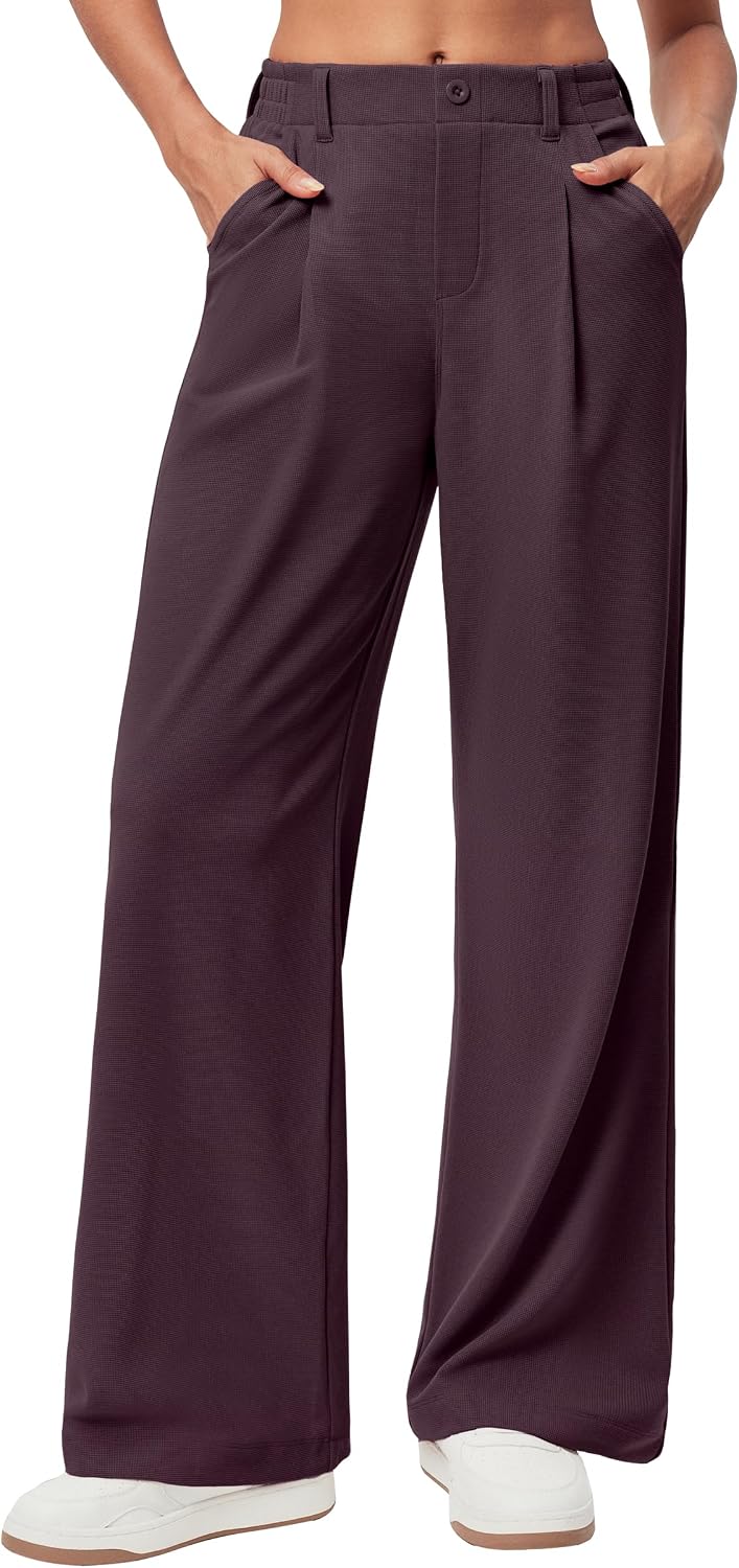 Ewedoos Wide Leg Dress Work Pants for Women Business Casual Office Outfits