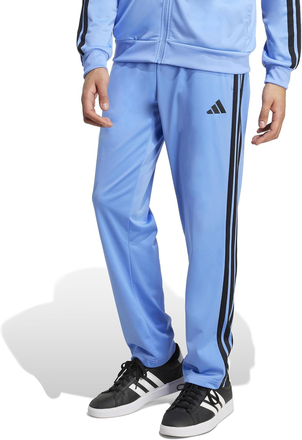 adidas Mens Dayready Open Hem Tracksuit Bottoms Casual - Black