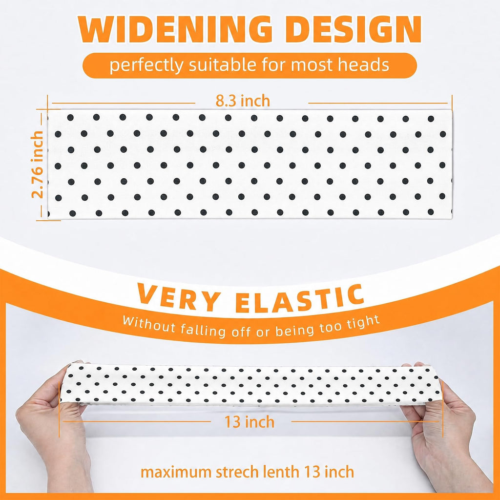 Headbands for Women 8PCS, Summer-Exclusive Elastic Non Slip Hair Head Bands