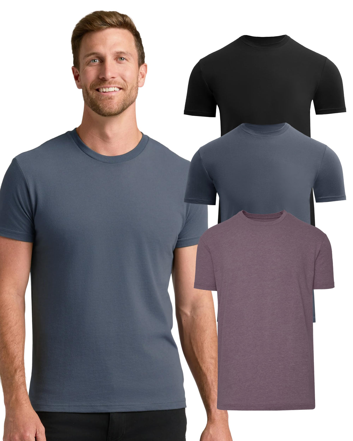 True Classic Mens T-Shirts – Short Sleeve Crew Neck