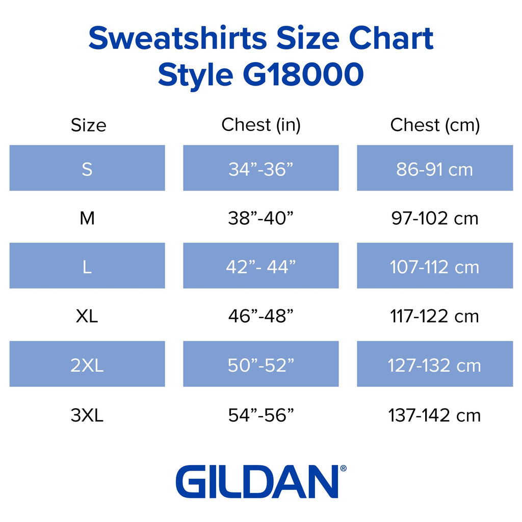 Gildan Unisex Adult Fleece Crewneck Sweatshirt, Style G18000, Multipack