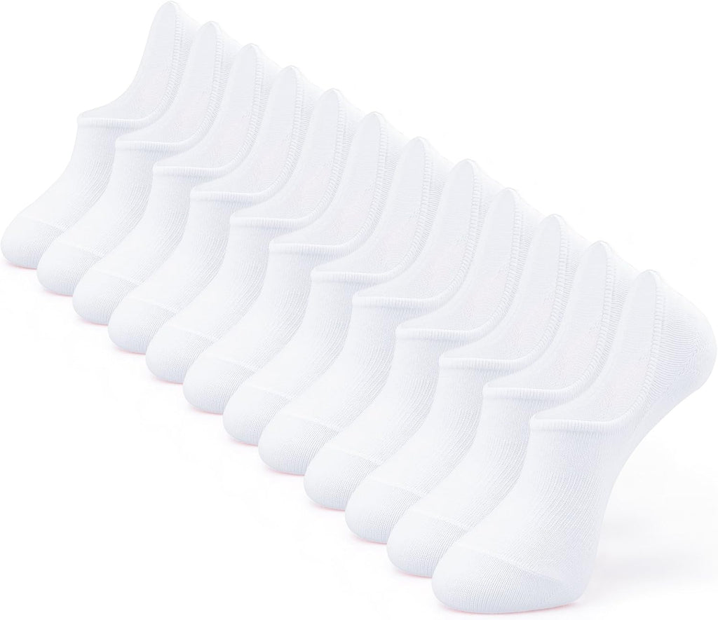 IDEGG Women & Men No Show Low Cut Anti‑Slip Casual Sports Running Socks