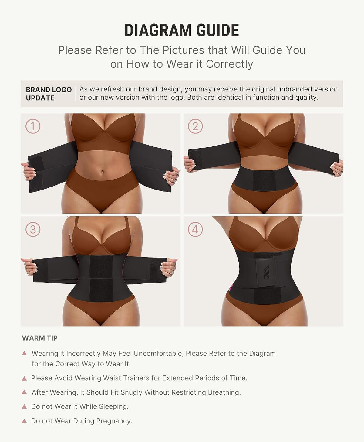 FeelinGirl Waist Trainer for Women Corset Tummy Control Faja Body Shaper