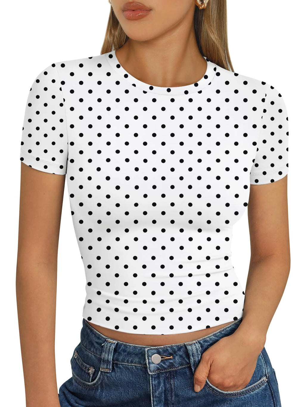Trendy Queen Womens Short Sleeve T Shirt Basic Summer Top