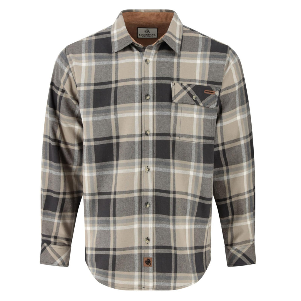 Legendary Whitetails Mens Flannel Long Sleeve Button Down 100% Cotton Shirt