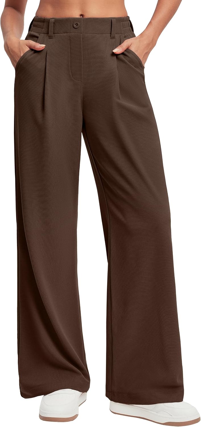Ewedoos Wide Leg Dress Work Pants for Women Business Casual Office Outfits