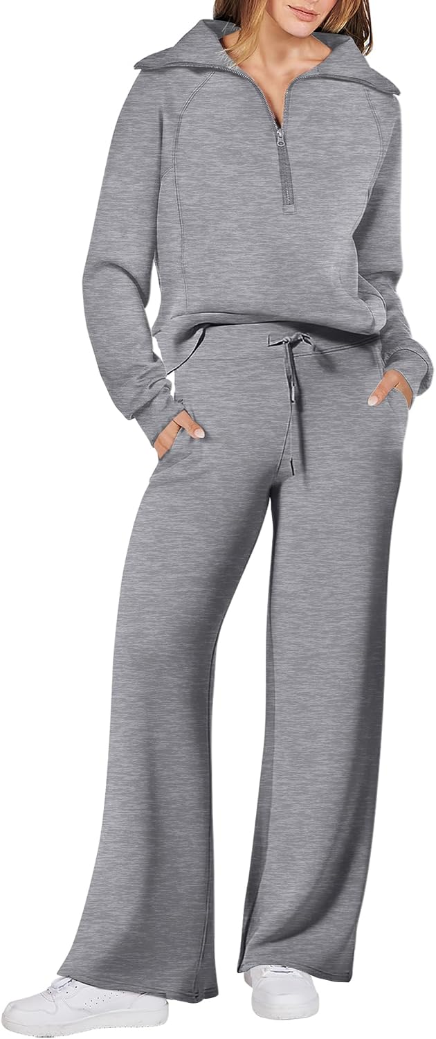 ANRABESS Women 2 Piece Set Sweatsuits Lounge Fall Outfits