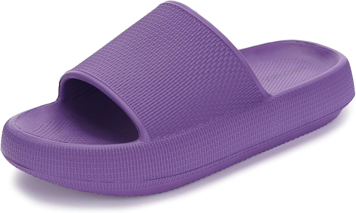 BRONAX Cushioned Thick Sole Pillow Slippers for Women and Men Y10