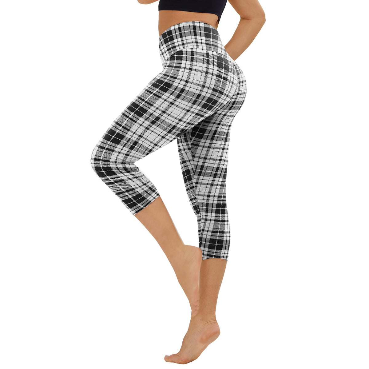 TNNZEET High Waisted Leggings for Women - No See Through Tummy Control Cycling Workout Yoga Pants with Pockets Reg & Plus