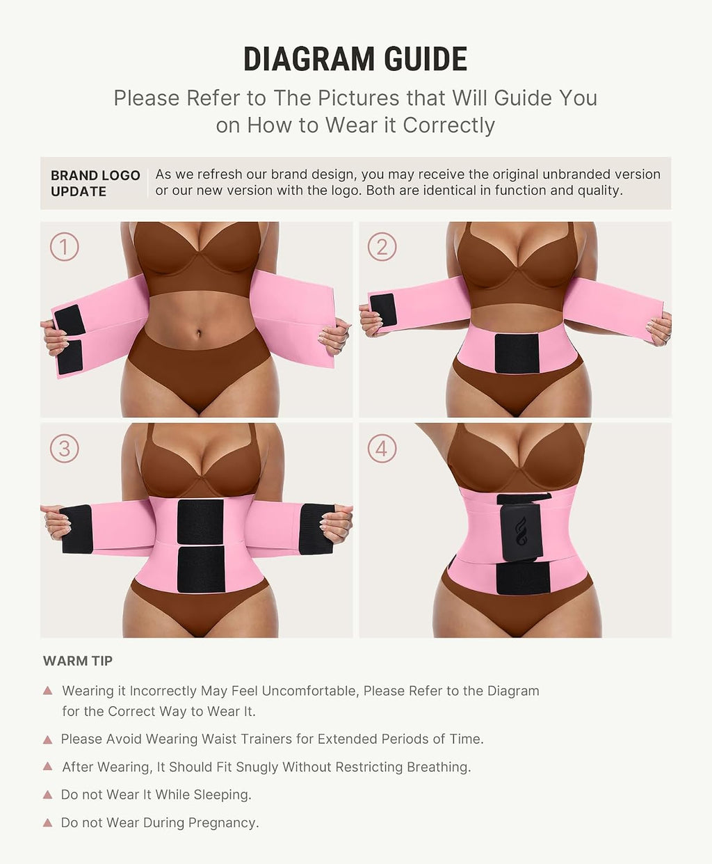 FeelinGirl Waist Trainer for Women Corset Tummy Control Faja Body Shaper