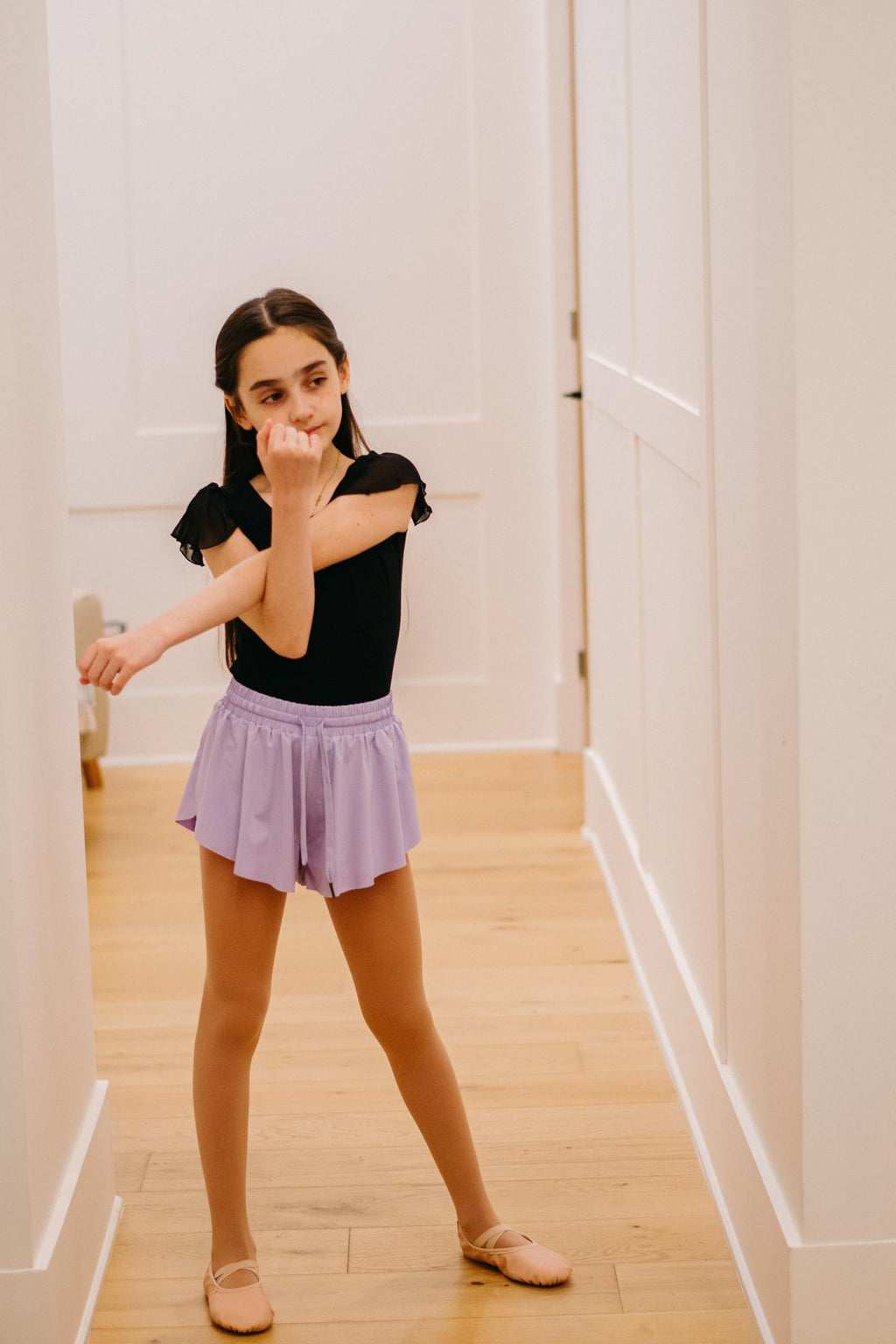 Stelle Girls' Convertible & Transition Ballet Tights for Toddler Dance Kid