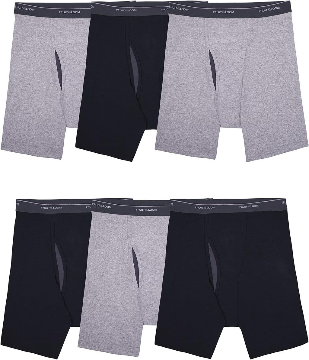 Fruit of the Loom Men's Coolzone Boxer Briefs, Moisture Wicking & Breathable