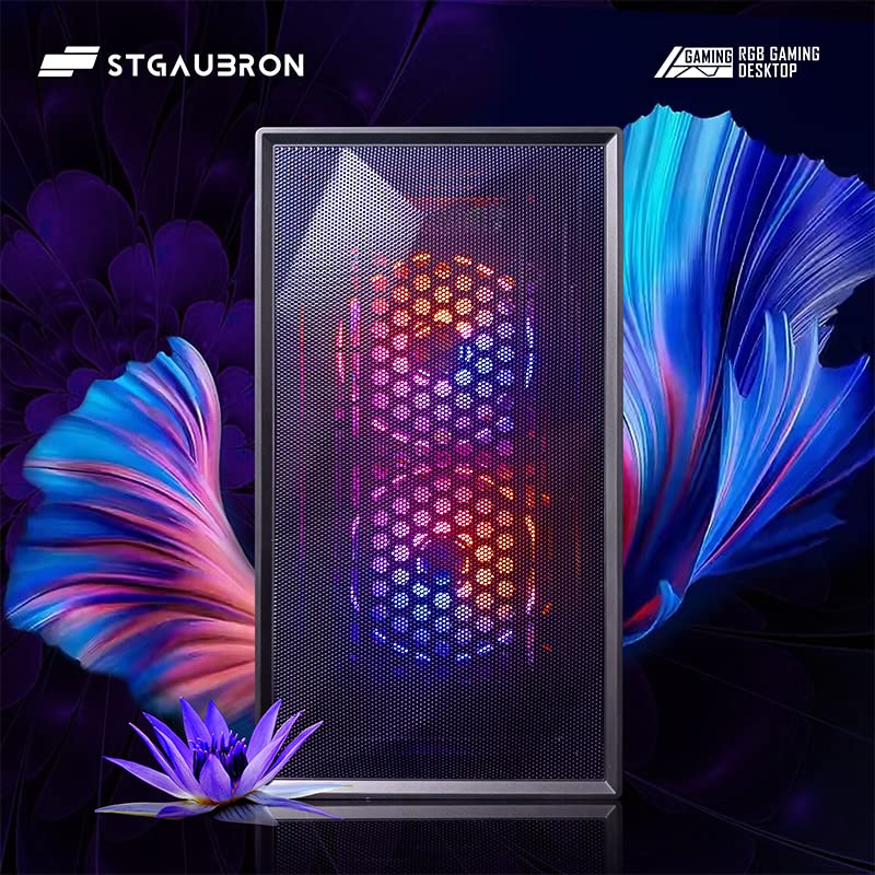 STGAubron Gaming PC Desktop,Core I5,RTX 2060 6G,16G RAM,512G SSD