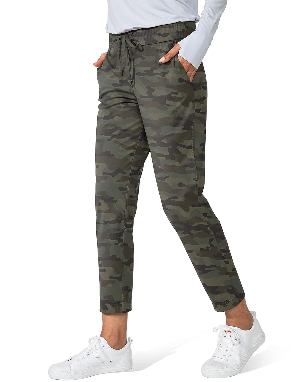 G Gradual Women's Pants with Deep Pockets 7/8 Stretch Ankle Sweatpants