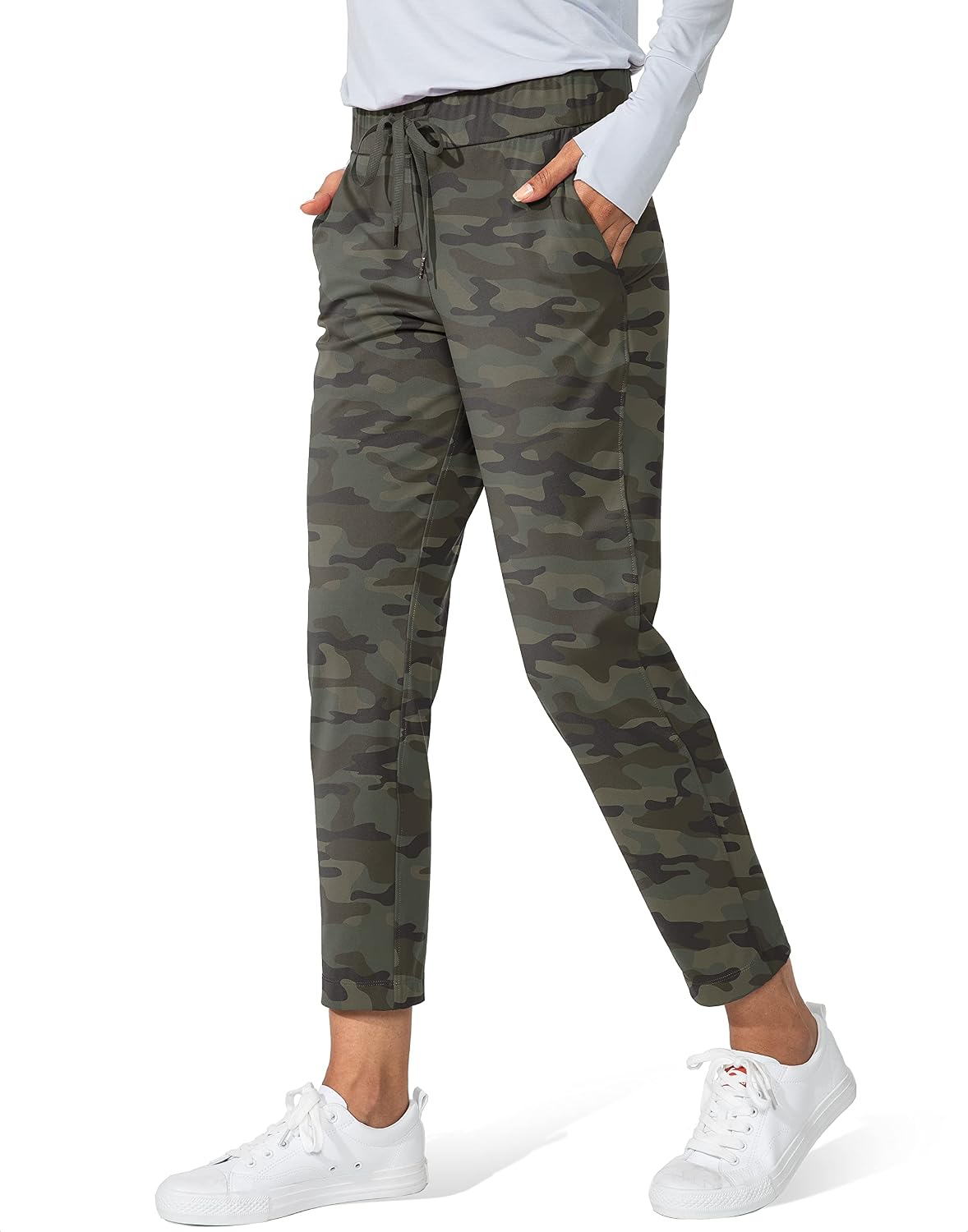 G Gradual Women's Pants with Deep Pockets 7/8 Stretch Ankle Sweatpants