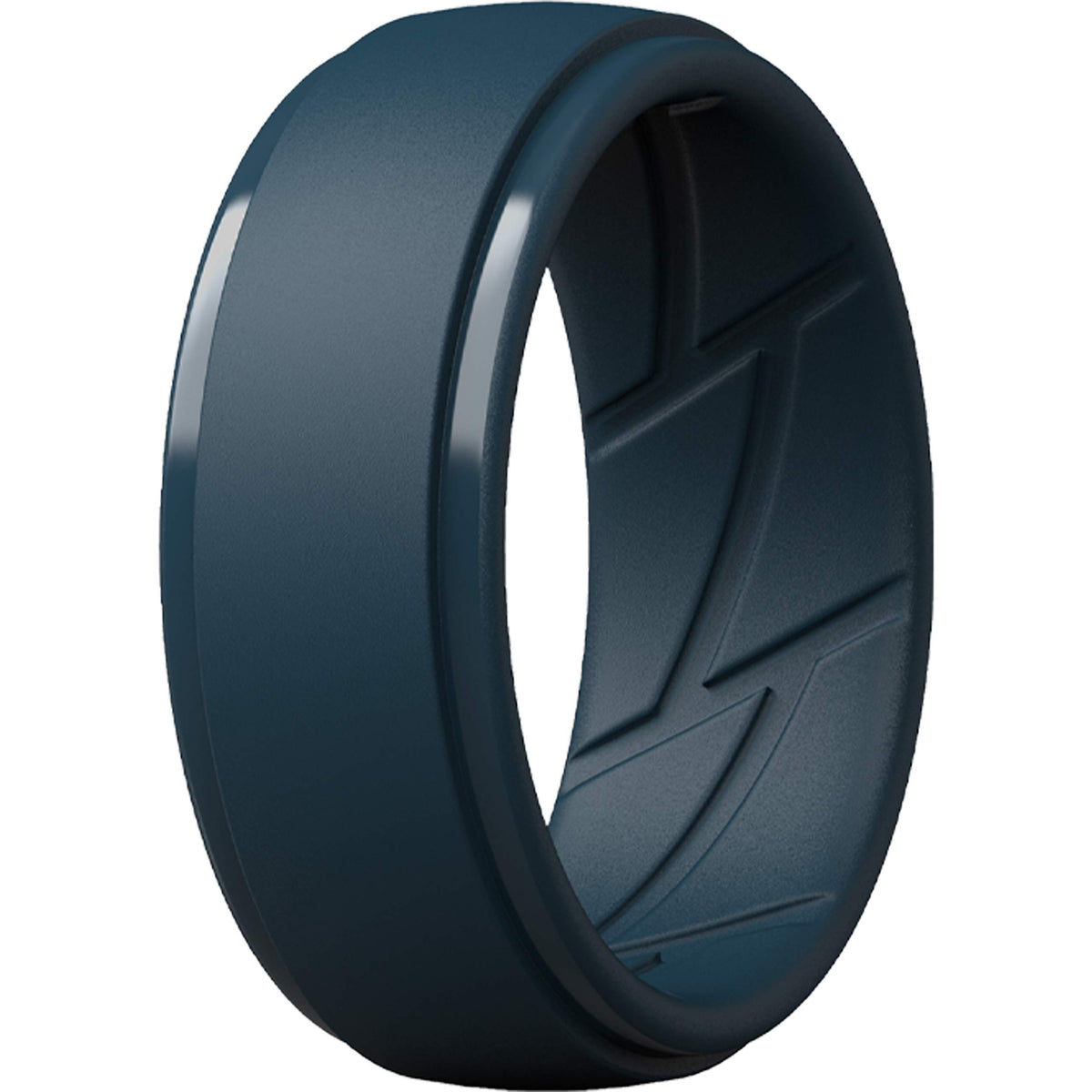ThunderFit Men's Silicone Rings, Breathable Rubber Bands, 10mm Wide