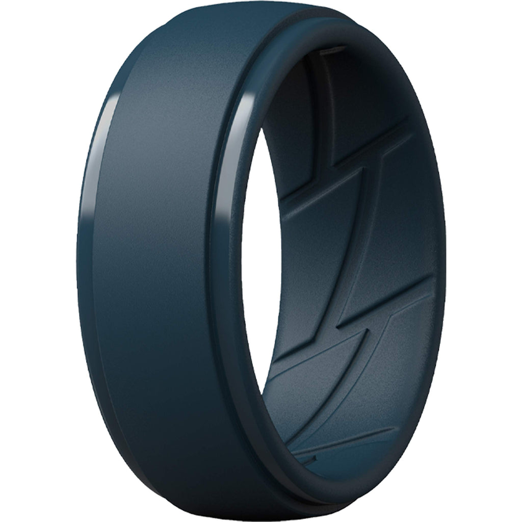 ThunderFit Men's Silicone Rings, Breathable Rubber Bands, 10mm Wide