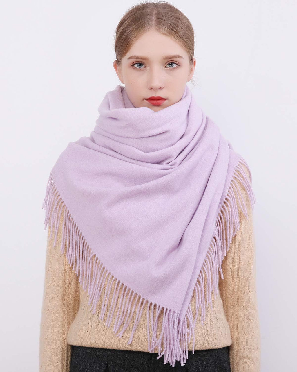 RIIQIICHY Winter Scarfs for Women Pashmina Shawls Wraps for Evening Dresses Large Warm Soft Scarves