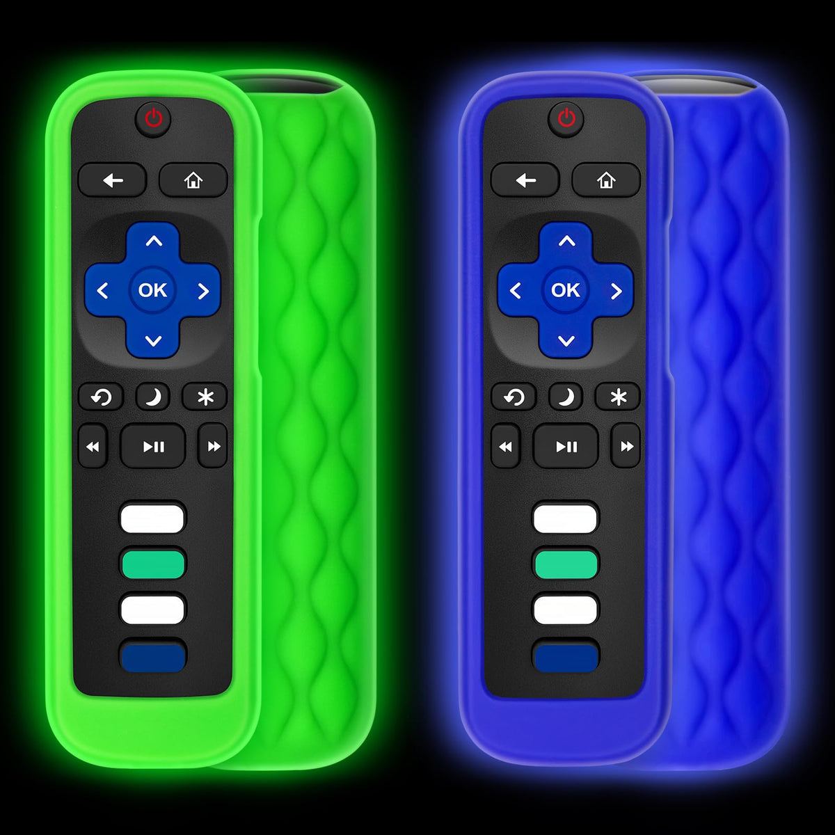 (2 Pack) Replacement Remote Control for Roku TV, for TCL Roku/Onn Roku TVs