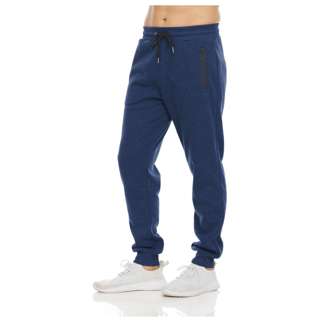 PURE CHAMP Sweatpants for Men 3 Pack Fleece Athletic Workout Joggers Mens Sweatpants with Zipper Pockets Size S-3XL