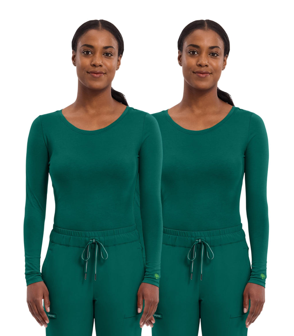 Healing Hands Underscrub Long Sleeve Women Knits Scrub Tops