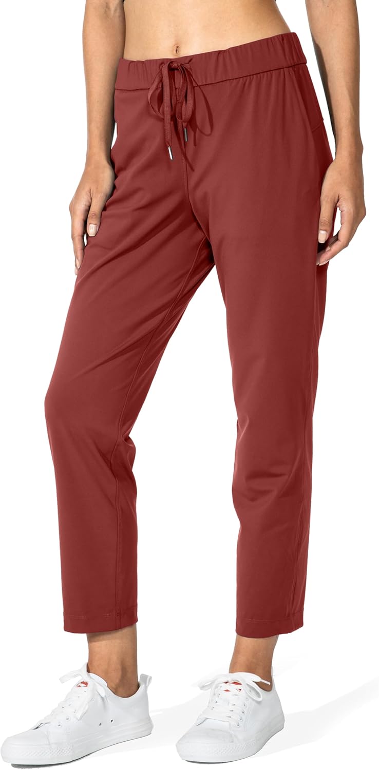 G Gradual Women's Pants with Deep Pockets 7/8 Stretch Ankle Sweatpants