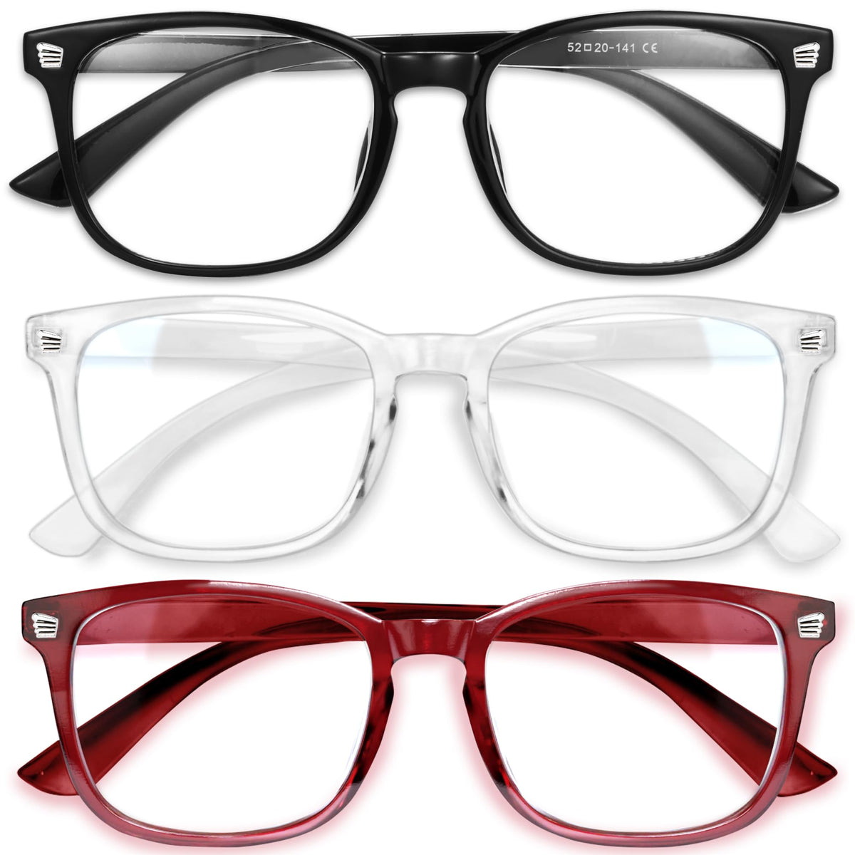 Gaoye Blue Light Glasses for Women - 3 Pack