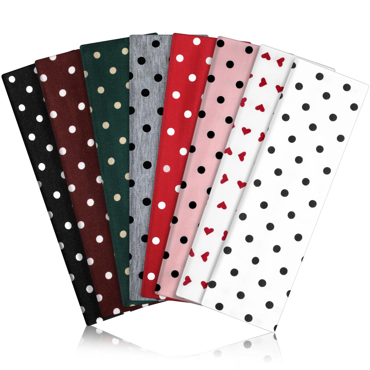 Headbands for Women 8PCS, Summer-Exclusive Elastic Non Slip Hair Head Bands