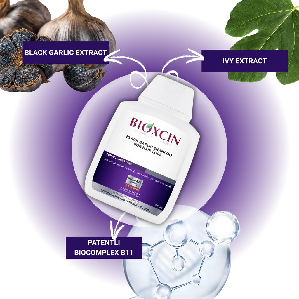 Bioxcin Black Garlic Shampoo 300ml