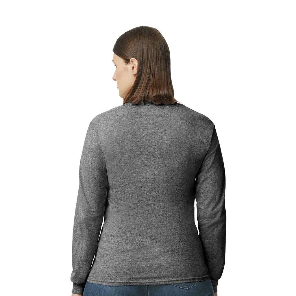 Gildan Adult Heavy Cotton Long Sleeve T-Shirt, Style G5400, 2-Pack