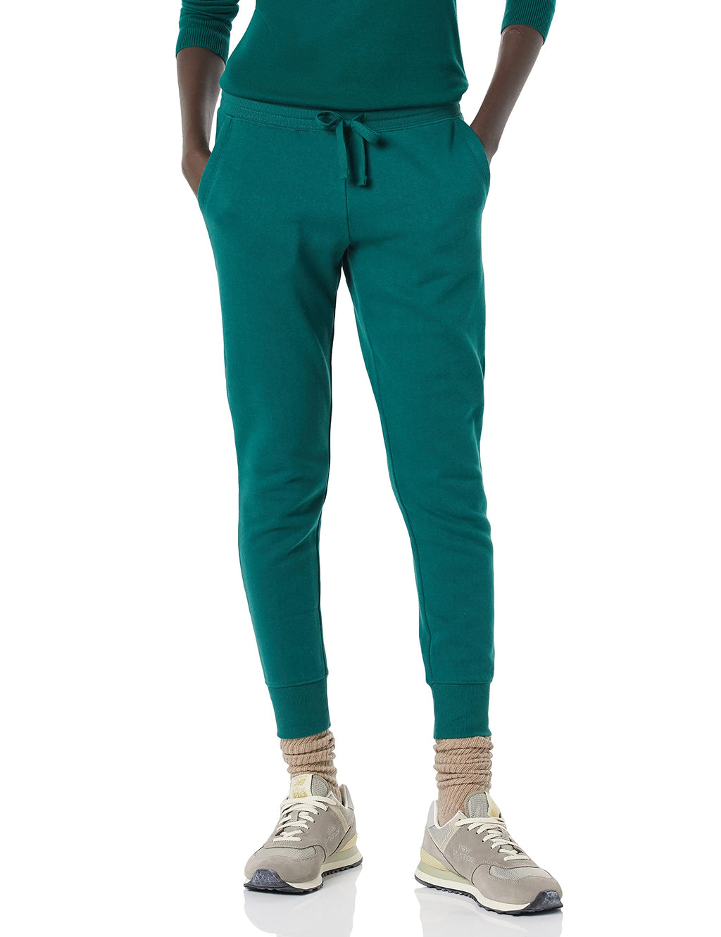 Amazon Essentials Women's Cotton Fleece Jogger Sweatpants with Drawstring (Available in Plus Size)