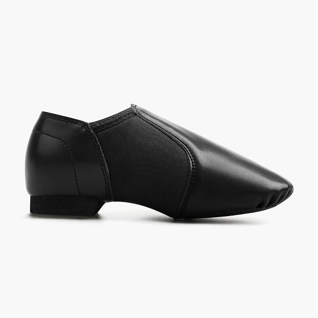Stelle Jazz Shoes for Girls Genuine Leather Slip-On Dance Shoes