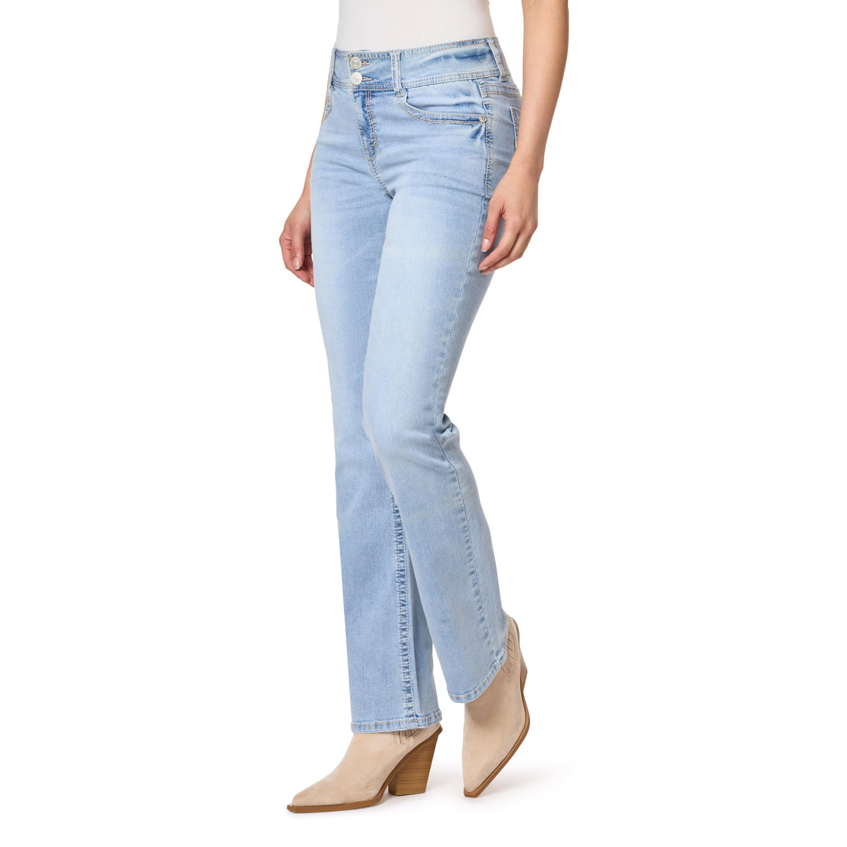 WallFlower Luscious Curvy Bootcut Jeans for Women, Sizes 0-24