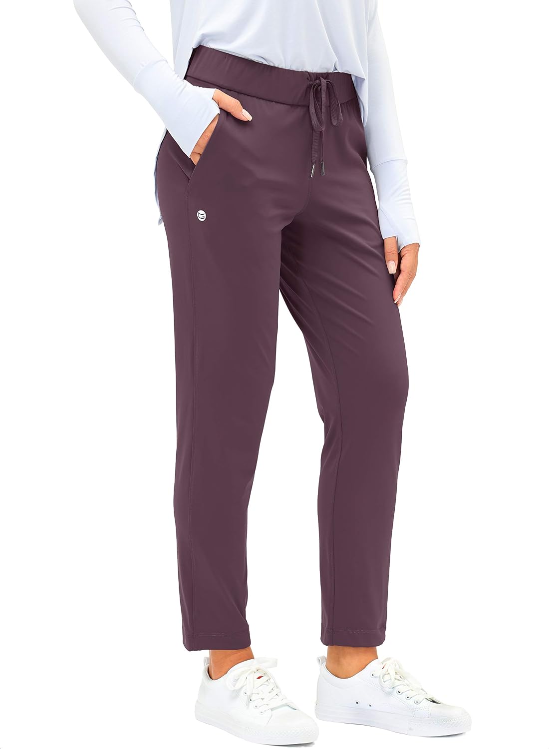G Gradual Women's Pants with Deep Pockets 7/8 Stretch Ankle Sweatpants