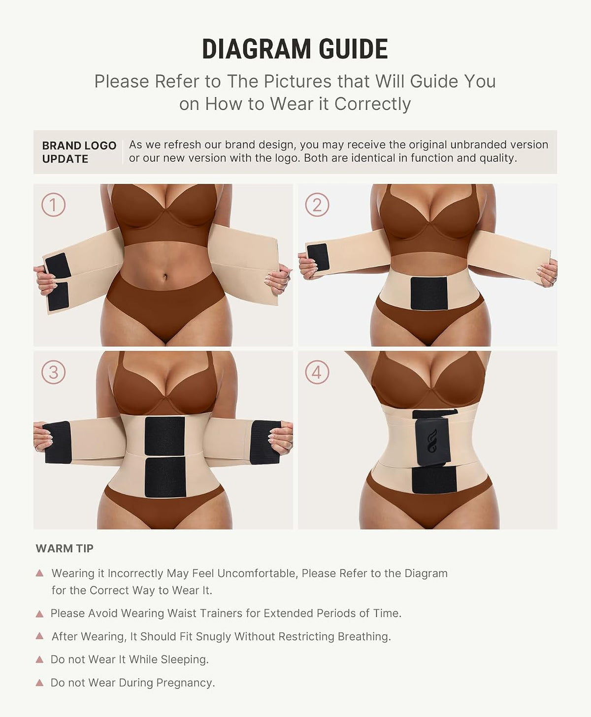 FeelinGirl Waist Trainer for Women Corset Tummy Control Faja Body Shaper