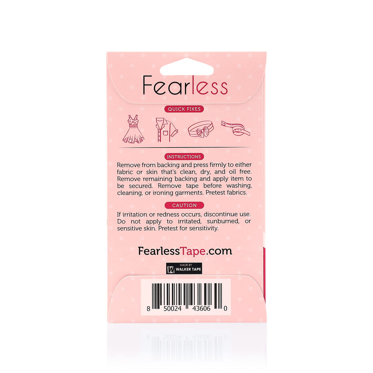 Fearless Tape Double Sided Fashion Tape, Delicate Fabrics, 50 Strips